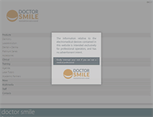 Tablet Screenshot of doctor-smile.com